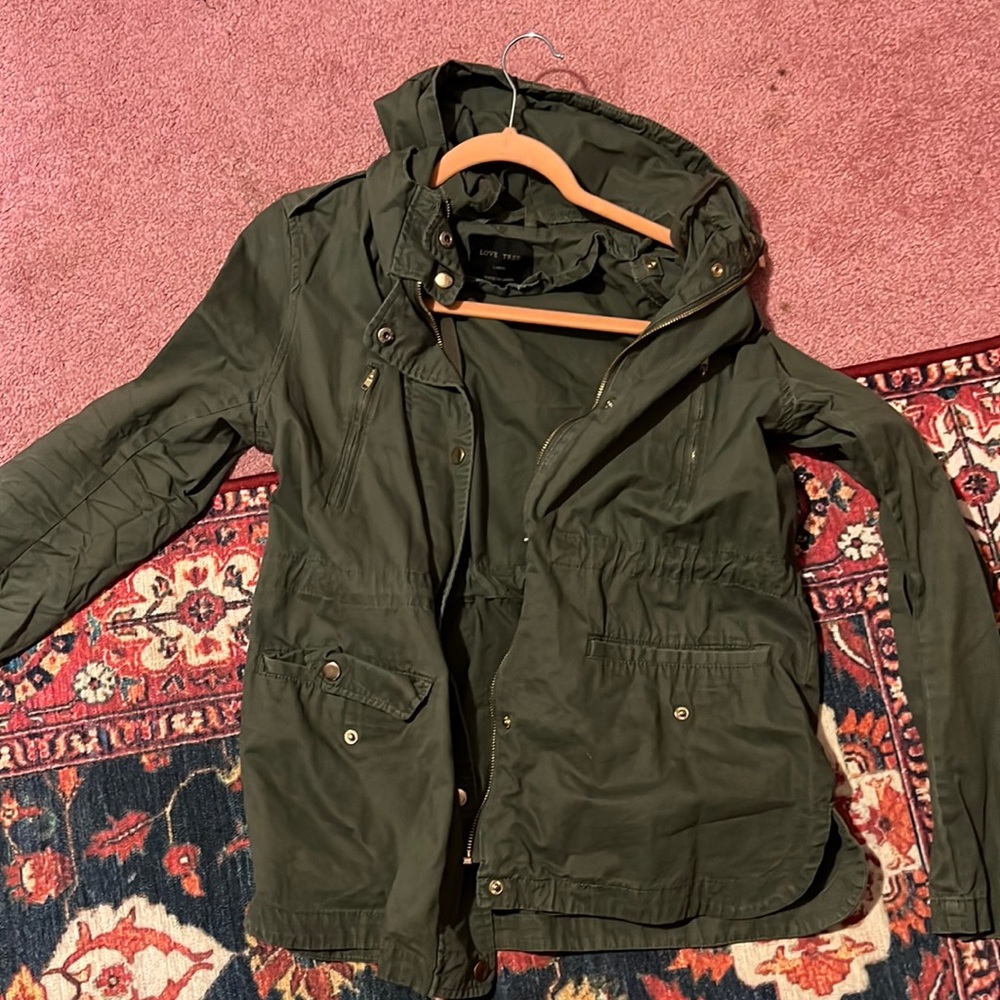 Green love tree jacket